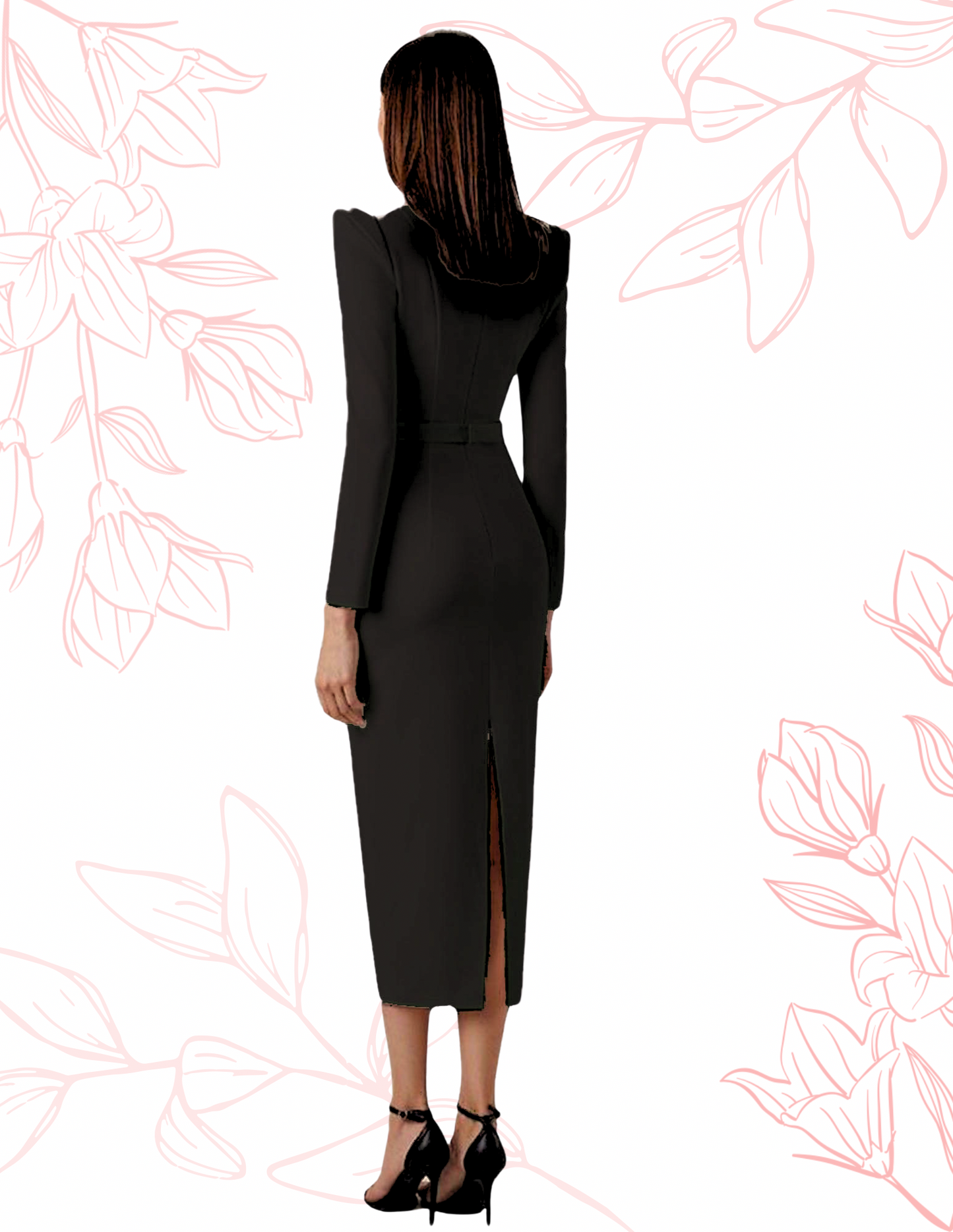 Amaryllis Black Dress