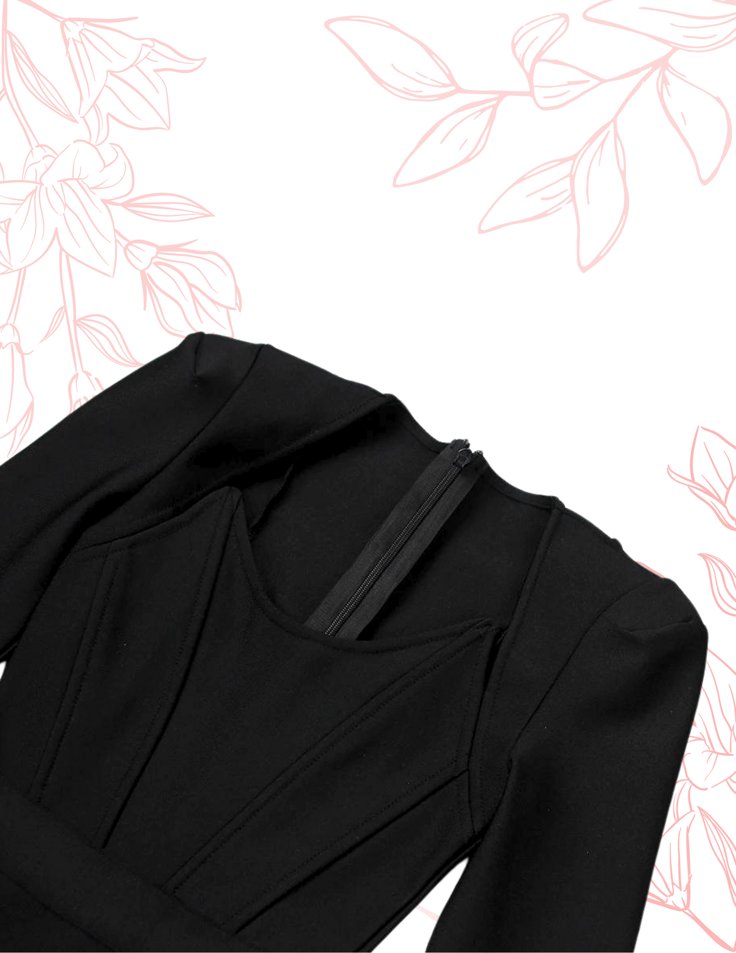 Amaryllis Black Dress