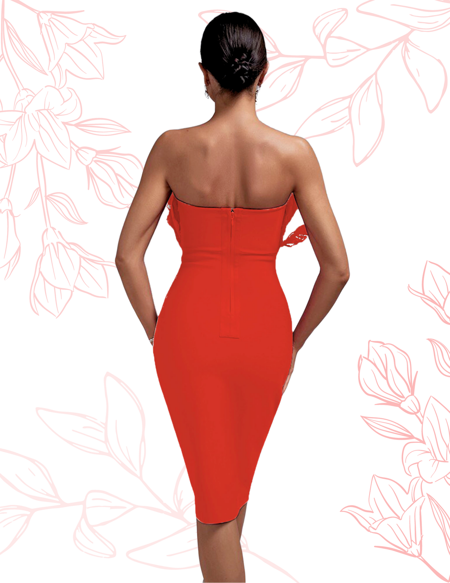 Zinnia Red Dress