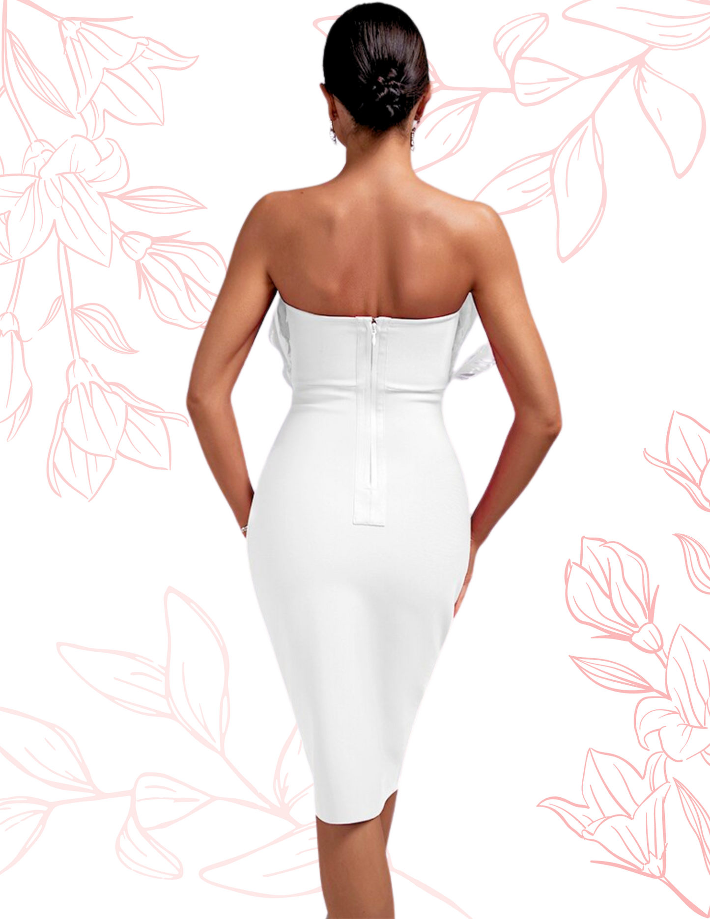 Zinnia White Dress