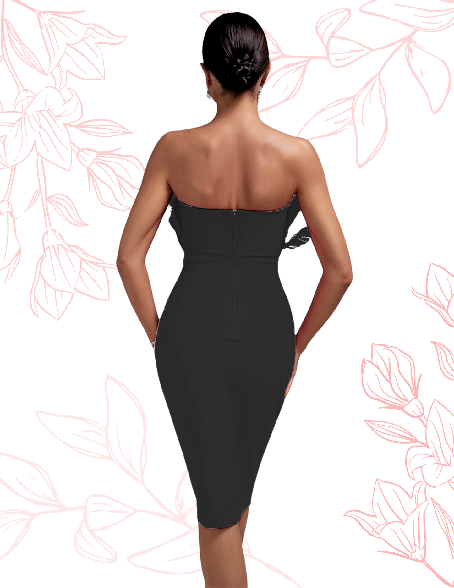 Zinnia Black Dress