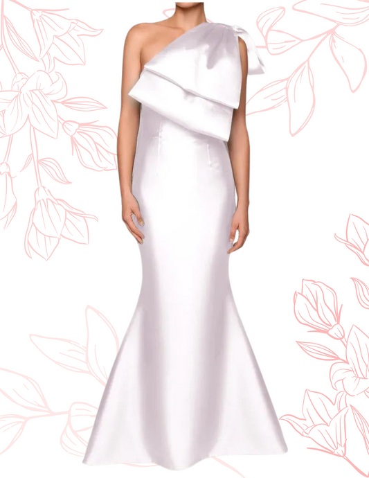 Willow White Bow