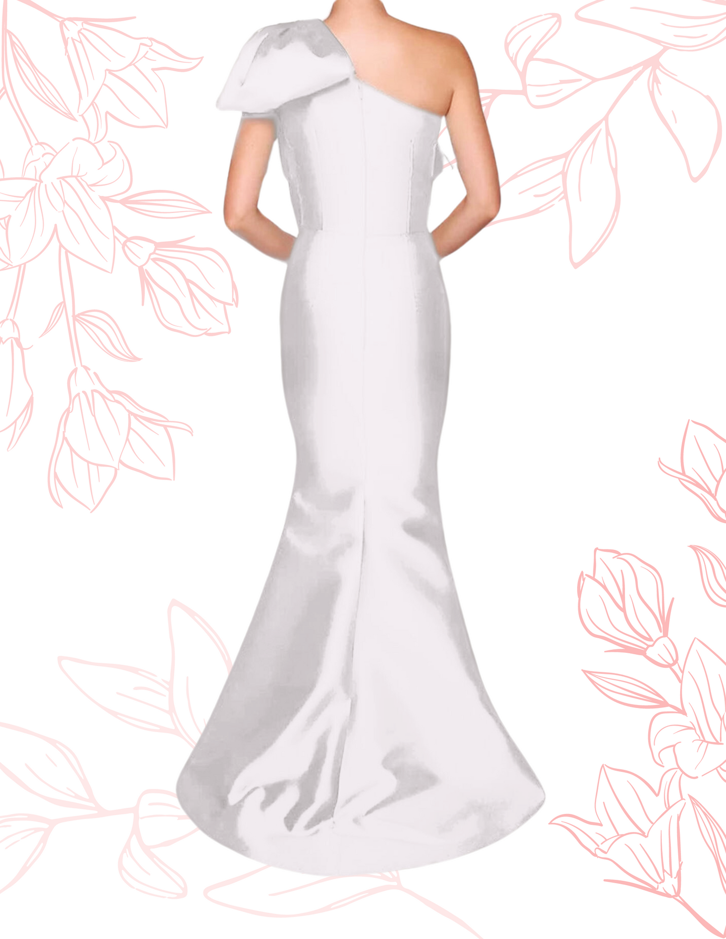 Willow White Bow